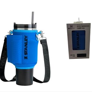 Stanley All Day 40 OZ Quencher Carry-All In Azure NEW